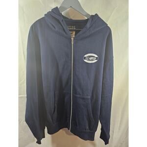 Dream More Resort and Spa Hoodie Coconut Creek Trading Company Full Zip Blue XXL